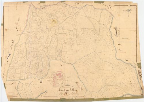 Auzat-la-Combelle - 54 Fi 74      Section B d'Aubiat, 1ère feuille