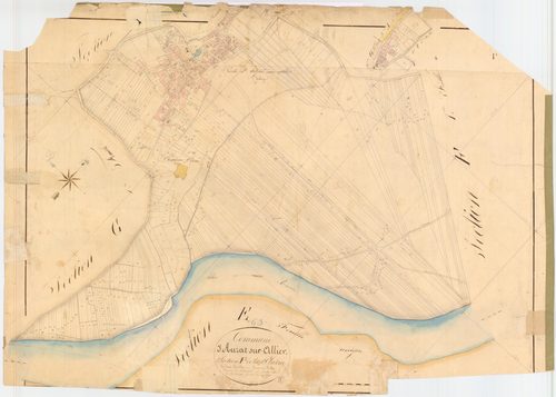 Auzat-la-Combelle - 54 Fi 81      Section F de la Plaine, 2ème feuille