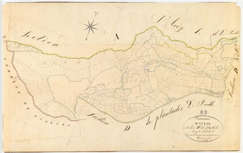 Avèze - 54 Fi 94      Section D des Plantades, 1ère feuille