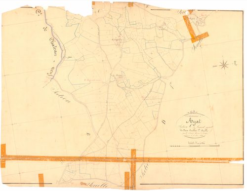 Ayat-sur-Sioule - 53 FI 60      Section C de Grand-Mont, 1ère feuille