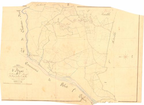 Ayat-sur-Sioule - 53 FI 58      Section B d'Ayat, 1ère feuille