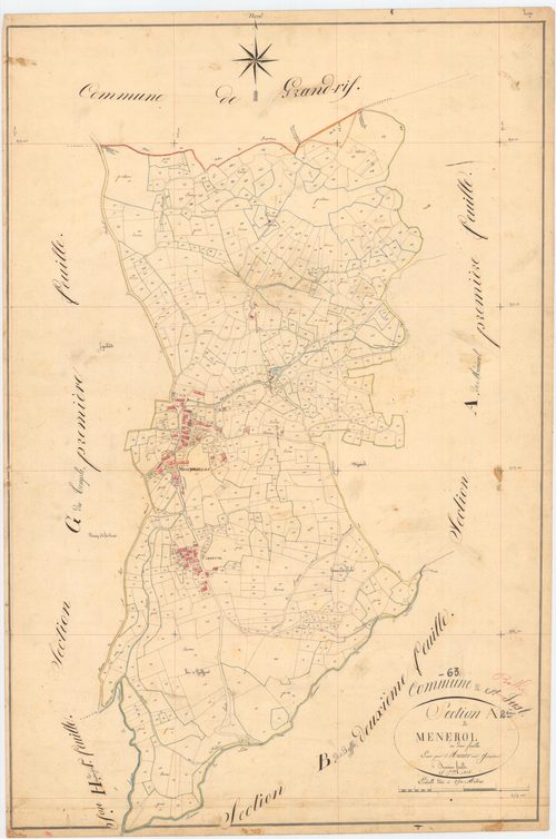 Baffie - 55 FI 114      Section A de Ménérol, 2ème feuille