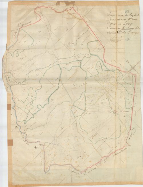 Bagnols - 54 Fi 112      Section O de Pruneyre