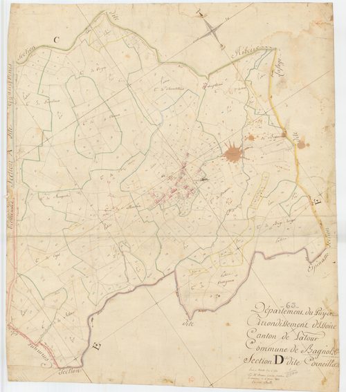 Bagnols - 54 Fi 102      Section D de Corneillat