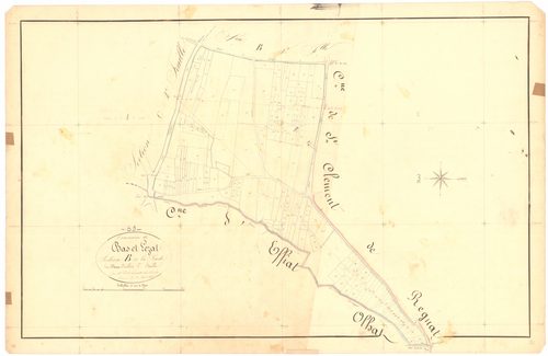Bas-et-Lezat - 53 FI 69      Section B de la Prade, 2ème feuille