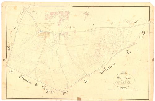 Bas-et-Lezat - 53 FI 68      Section B de la Prade, 1ère feuille