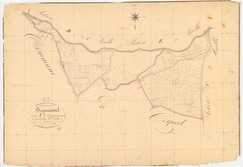 Beaumont - 51 FI 79      Section C du Champ de Madame, 3ème feuille