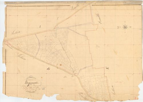 Beaumont - 51 FI 82      Section E de Beaumont, 1ère feuille