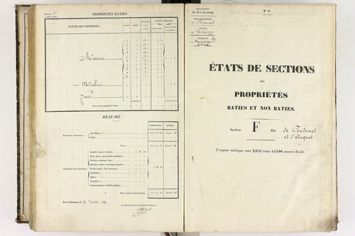 Beauregard-l'Évêque - P 9012/6      Section F