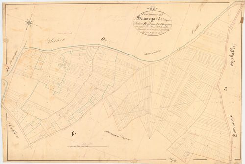 Beauregard-l'Évêque - 51 FI 97      Section E d'Orient et Champourt, 1ère feuille