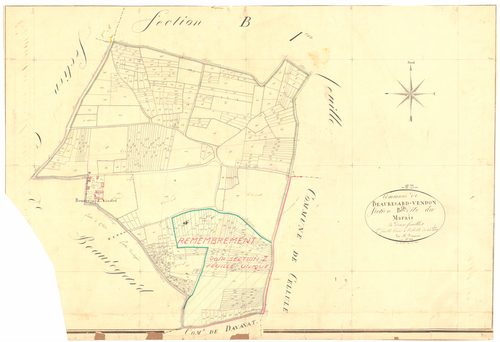 Beauregard-Vendon - 53 FI 86      Section B du Marais, 2ème feuille
