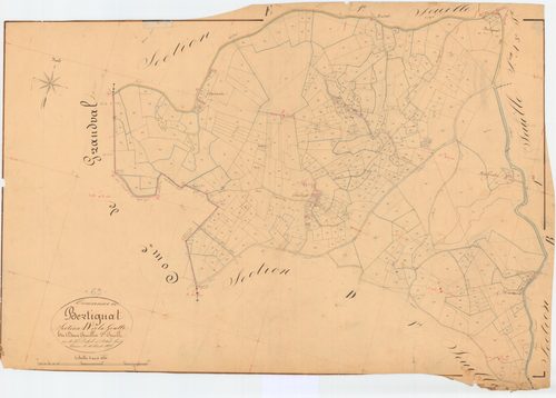 Bertignat - 55 FI 130      Section D de la Goutte, 2ème feuille