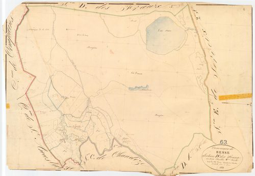 Besse-et-Saint-Anastaise - 54 Fi 144      Section D des Fraux, 2ème feuille