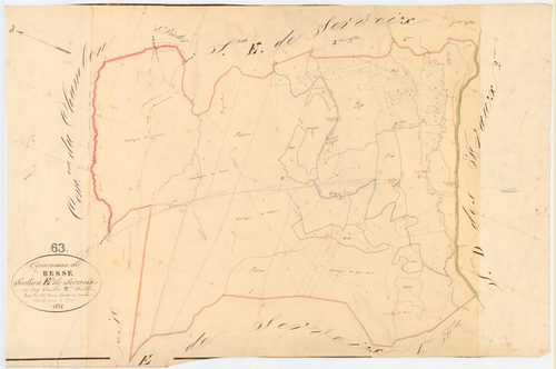 Besse-et-Saint-Anastaise - 54 Fi 147      Section E de Serveix, 2ème feuille