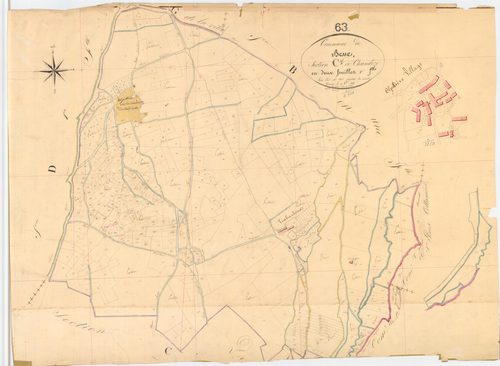 Besse-et-Saint-Anastaise - 54 Fi 141      Section C de Chandèze, 1ère feuille