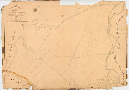 Billom - 51 FI 112      Section B de la Sarre et Champortat, 1ère feuille