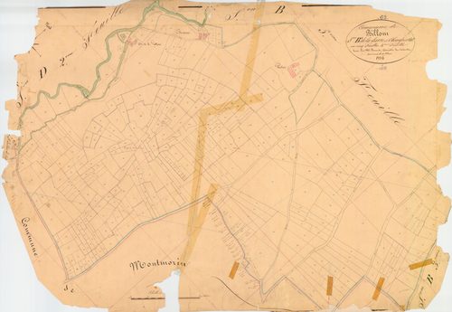 Billom - 51 FI 115      Section B de la Sarre et Champortat, 4ème feuille