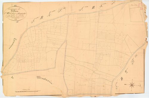 Billom - 51 FI 114      Section B de la Sarre et Champortat, 3ème feuille
