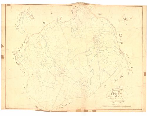 Biollet - 53 FI 92      Section A de la Brousse, 2ème feuille