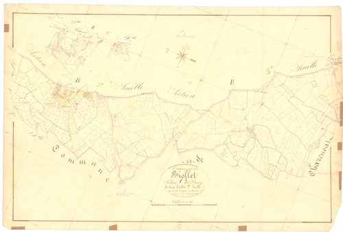 Biollet - 53 FI 97      Section C du Bourg, 1ère feuille