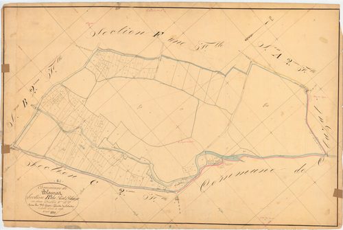 Blanzat - 51 FI 137      Section B du Pont de Blanzat, 1ère feuille