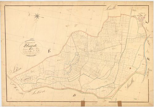 Blanzat - 51 FI 147      Section E de Bade, 3ème feuille