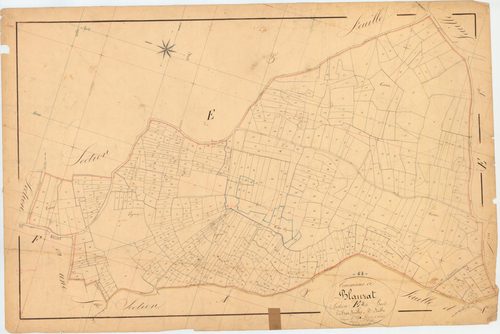 Blanzat - 51 FI 146      Section E de Bade, 2ème feuille