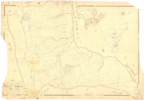 Blot-l'Église - 53 FI 111      Section D des Villards, 1ère feuille