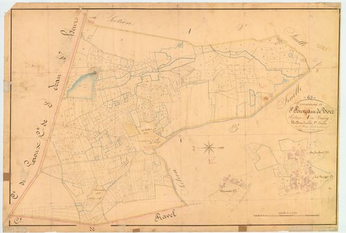 Bort-l'Étang - 51 FI 157      Section A du Bourg, 1ère feuille
