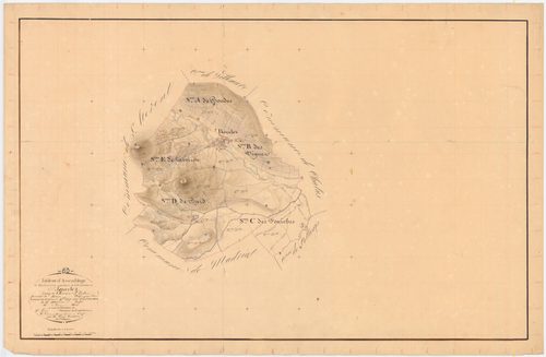 Boudes - 54 Fi 154      Tableau d'assemblage du plan cadastral parcellaire de la commune de Boudes