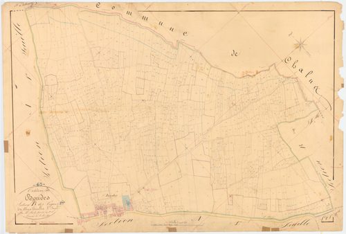 Boudes - 54 Fi 157      Section B des Vignes, 1ère feuille