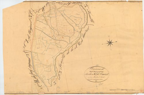 Bourg-Lastic - 51 FI 183      Section G de Tauvert, 1ère feuille