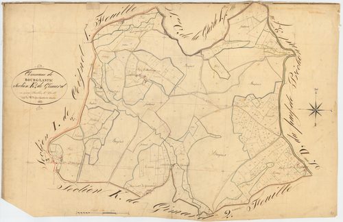 Bourg-Lastic - 51 FI 192      Section K de Gimard, 1ère feuille