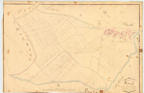 Bouzel - 51 FI 200      Section C du Bourg, 1ère feuille