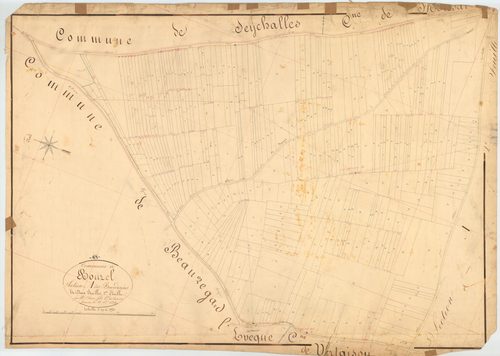 Bouzel - 51 FI 195      Section A des Bourdarias, 1ère feuille