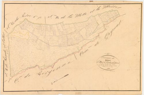 Le Broc - 54 Fi 205      Section D de la Motte et la Morret, 2ème feuille