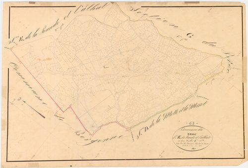 Le Broc - 54 Fi 206      Section E de Rande et l'Alhat, 1ère feuille