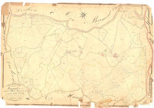 Bromont-Lamothe - 53 FI 122      Section D de Haute-Roche, 1ère feuille