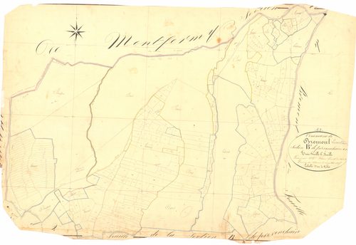 Bromont-Lamothe - 53 FI 115      Section B de Provenchaire, 1ère feuille