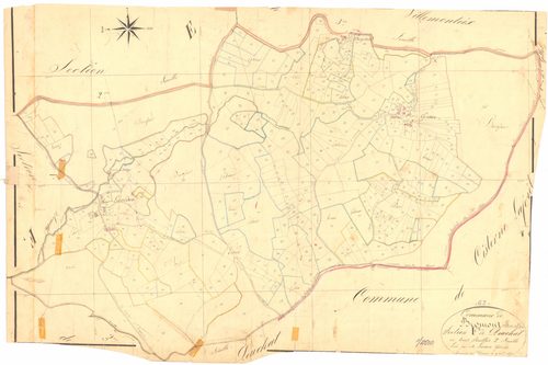 Bromont-Lamothe - 53 FI 129      Section F de Peuchat, 2ème feuille