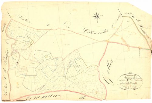 Bromont-Lamothe - 53 FI 128      Section E de Villemonteix, 3ème feuille
