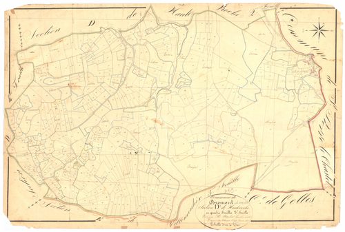 Bromont-Lamothe - 53 FI 124      Section D de Haute-Roche, 3ème feuille