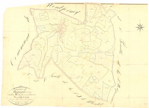 Bromont-Lamothe - 53 FI 117      Section B de Provenchaire, 3ème feuille