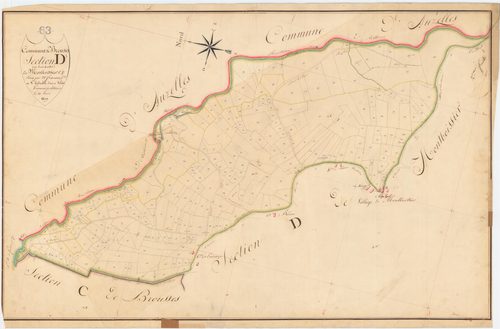 Brousse - 55 FI 148      Section D de Montboissier, 1ère feuille