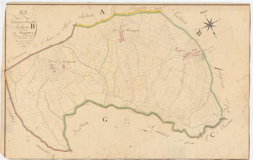 Brousse - 55 FI 145      Section B de Fougères, 1ère feuille