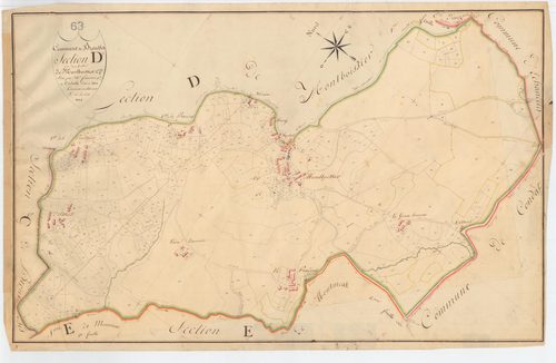 Brousse - 55 FI 149      Section D de Montboissier, 2ème feuille