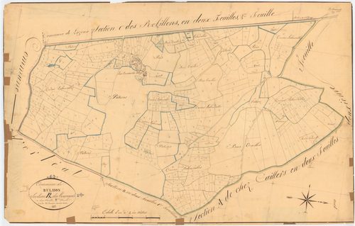 Bulhon - 55 FI 172      Section B des Bourrards, 2ème feuille