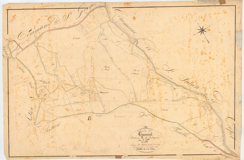 Busséol - 51 FI 228      Section B de Roudeyrias, 1ère feuille