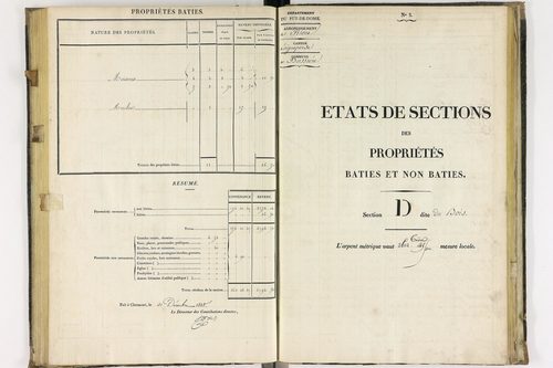 Bussières - P 10113/4      Section D