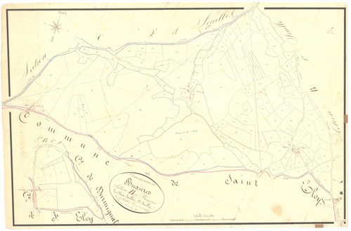 Buxières-sous-Montaigut - 53 FI 149      Section B de Buxières, 2ème feuille
